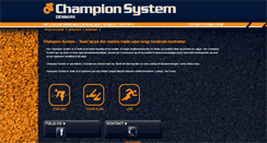 Desktop Screenshot of champ-sysdenmark.com